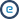 Blue e-circle icon
